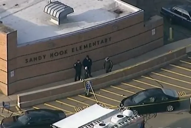 Police at Sandy Hook